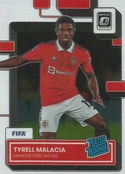 Tyrell Malacia Manchester United Panini Donruss Soccer 2022/23 Optic Rated Rookies #200